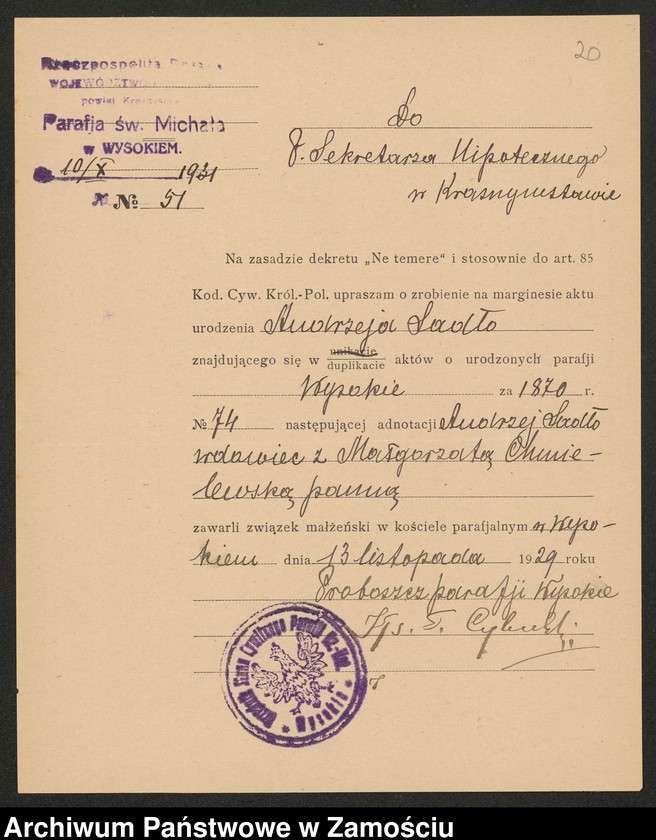 image.from.unit.number "Księga urodzeń, małżeństw i zgonów"