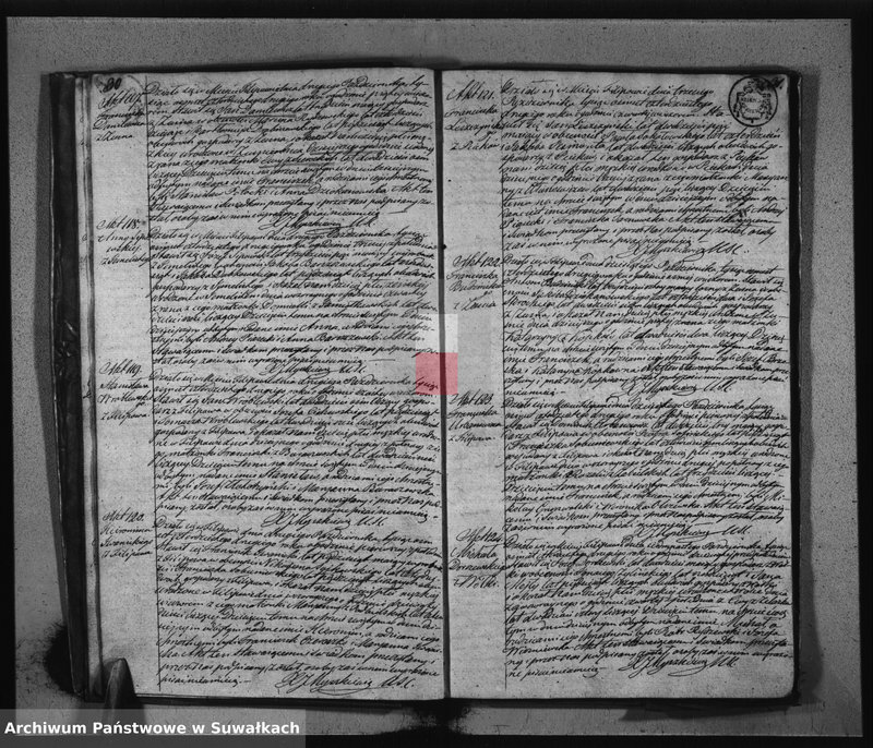 image.from.unit.number "Duplikat Akt Urodzonych, Zaślubionych i Umarłych Parafii Filipowskiey za rok 1842"
