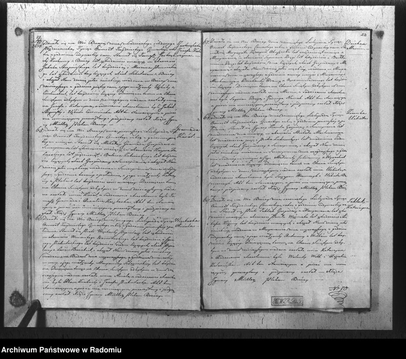 Obraz 14 z jednostki "Duplikat akt religijno-cywilnych urodzonych, zaślubionych i zmarłych gminy i parafii Brzóza na rok 1834"