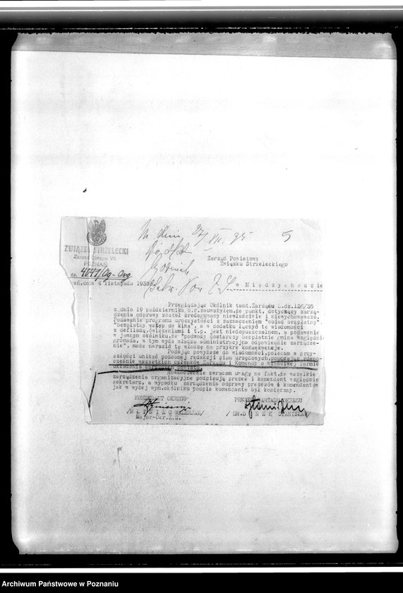 Obraz 9 z jednostki "Protokoły zebrań, korespondencja w sprawach personalnych, organizacyjnych i finansowych"