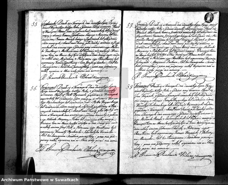 image.from.unit.number "Duplikat Narodzonych, Zaślubionych i Zeszłych w Parafii Krasnopolskiey z Roku 1836."