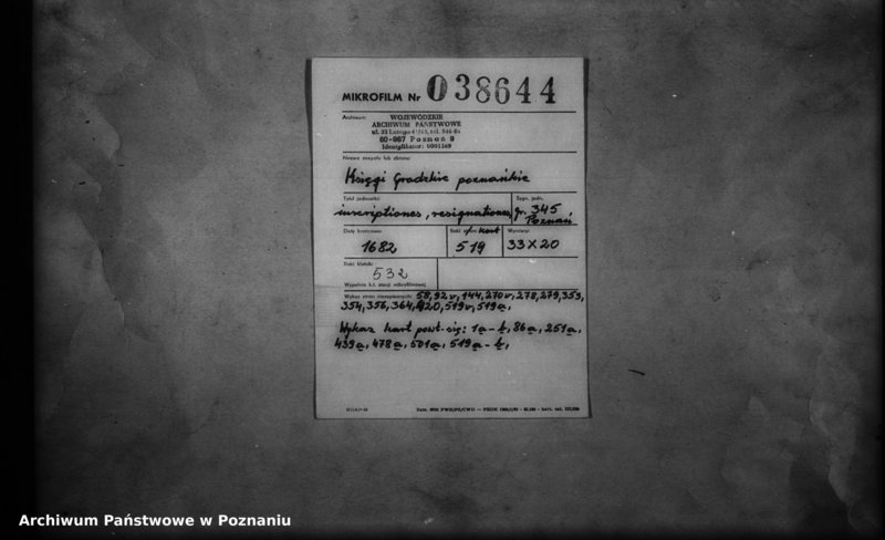 Obraz 2 z jednostki "Inscriptiones, resignationes [protocollon]"