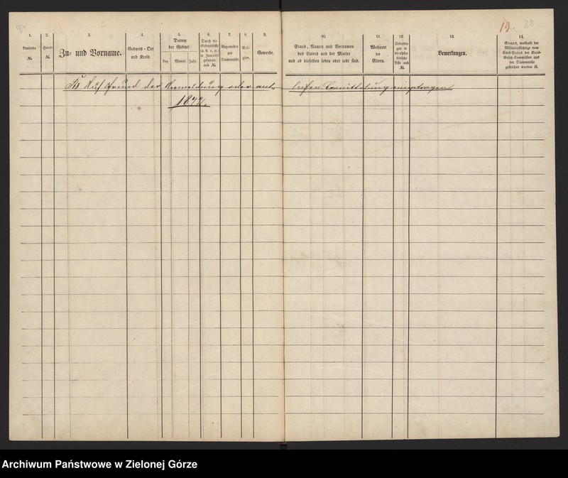image.from.unit.number "Militair - Stammrolle von Kleindorf, Großdorf und Vorwerk Friedrichshof"