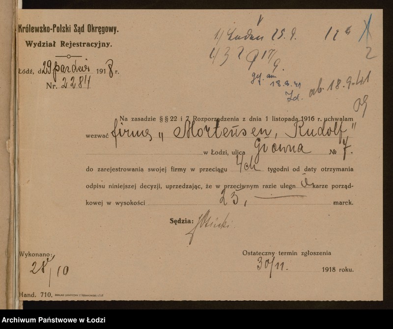 Obraz 4 z jednostki "Rudolf Mortensen- sprzedaż kapeluszy"