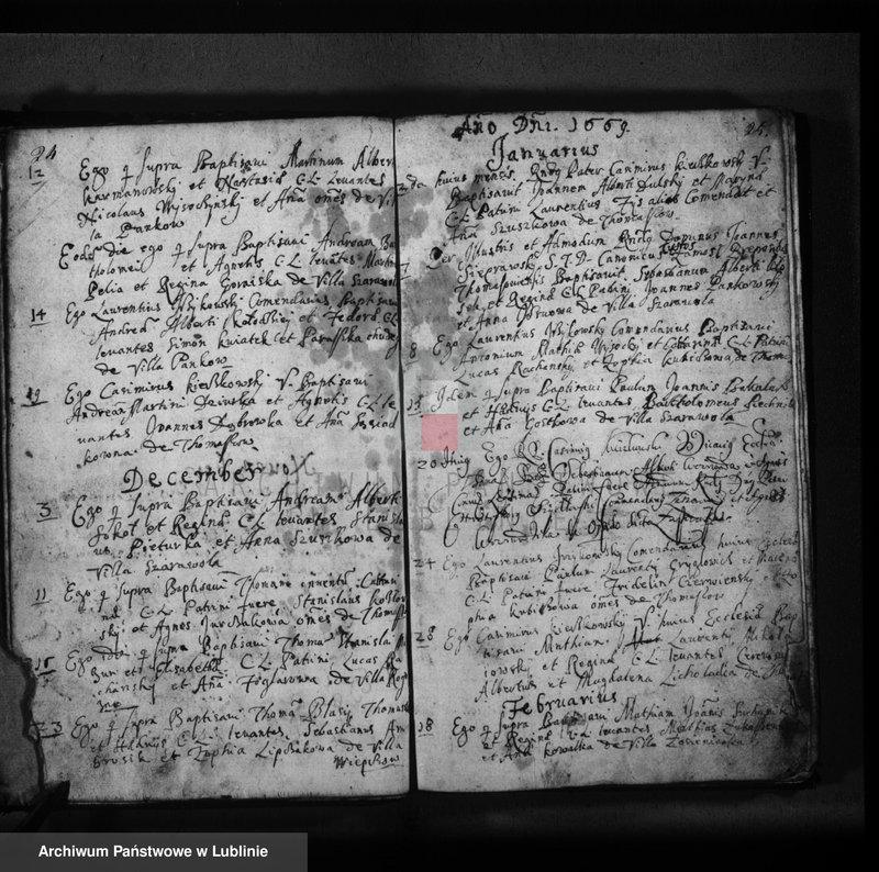 Obraz 15 z jednostki "Liber baptisatorum"