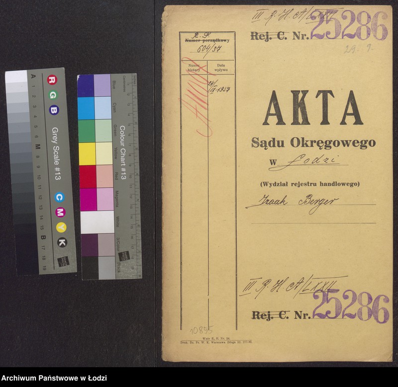 Obraz 2 z jednostki "Izaak Berger- przędzalnia zarobkowa"