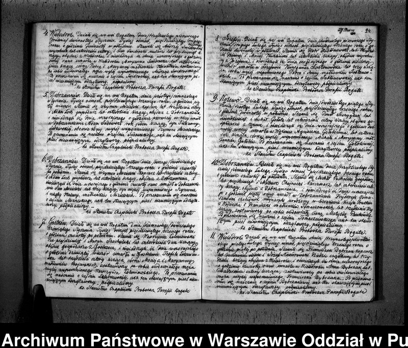 Obraz 20 z jednostki "Akta urodzeń, małżeństw i zgonów"