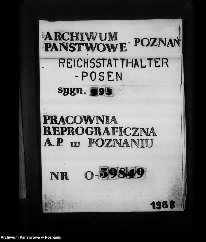 Obraz 1 z jednostki "Bewerbungen um Anstellung (oraz karty wynagrodzeń, m.in. Landratów)"