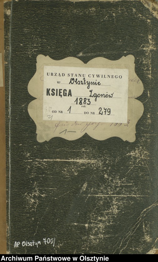 image.from.unit.number "Sterbe-Haupt-Register Nr 1 - 279"