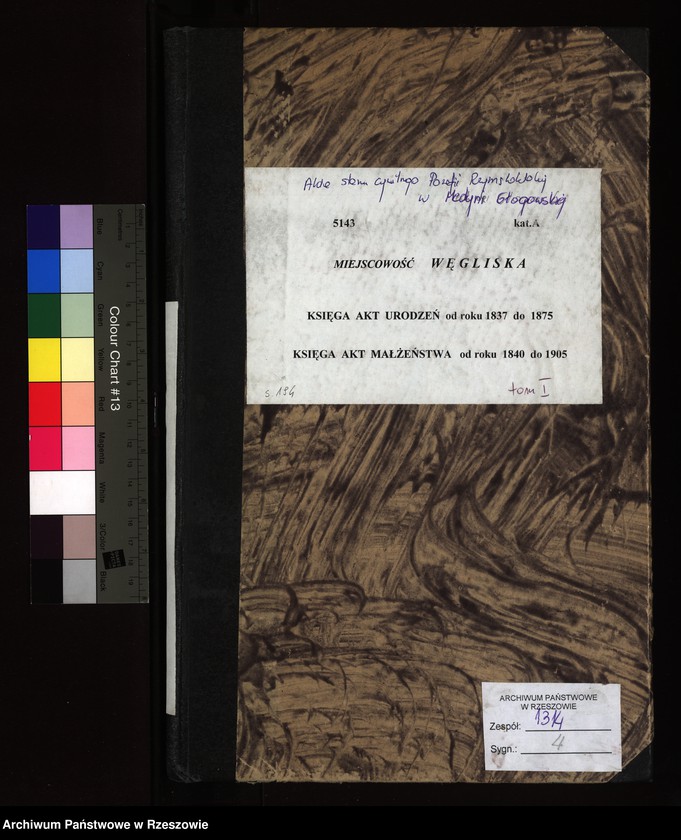 image.from.unit.number "Księga akt urodzeń, małżeństw Węgliska - tom I"