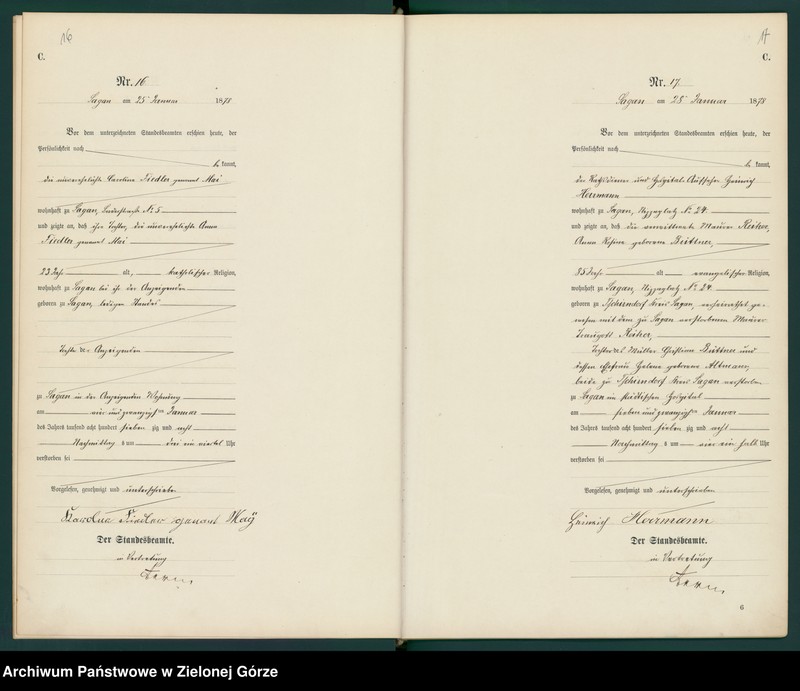 image.from.unit.number "[KsiĘga Aktów Zgonów- Żagań miasto]"