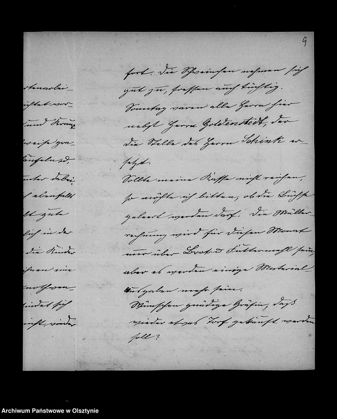 image.from.unit.number "/Monatsberichte der Waisenmutter Louise Lamprecht üer das Mädchenwaisenhaus in der Vorstadt Drengfurth an Anna Gfin Lehndorff geb Gfin Hahn/"