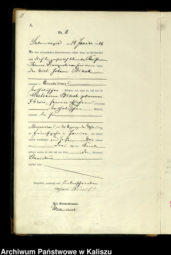 Obraz 13 z jednostki "[Księga urodzeń]"