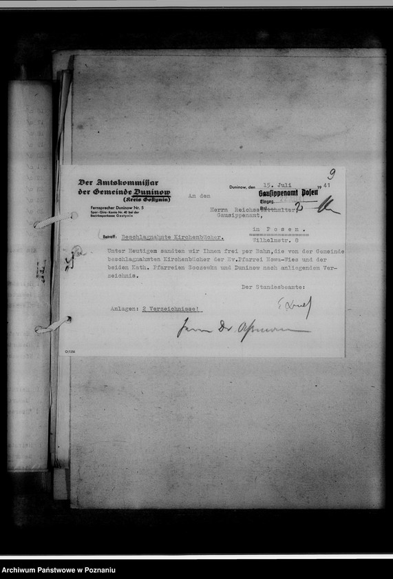 image.from.unit.number "Einziehungsprotokolle [ksiąg kościelnych] Kreis Waldrode [powiat gostyniński, województwo warszawskie]"
