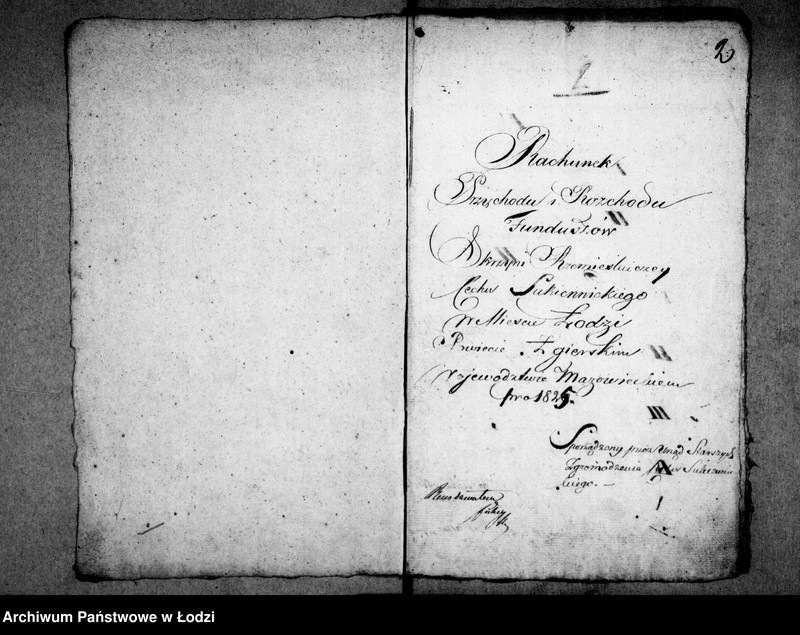 Obraz 4 z jednostki "Akta tyczące się rachunków cechu sukienniczego z fundacji skrzynki rzemieślniczej tegoż cechu"