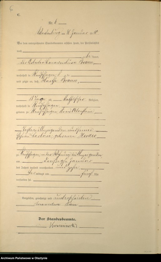 image.from.unit.number "Sterbe-Haupt-Register Nr 1 - 93"