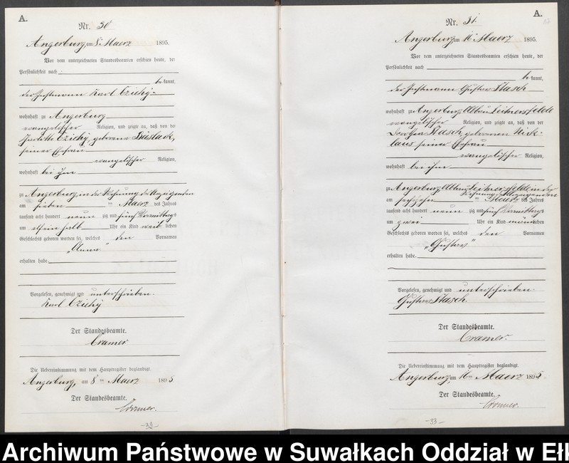 image.from.unit.number "Geburts-Neben-Register des Preussischen Standes-Amtes Angerburg Kreis Angerburg"