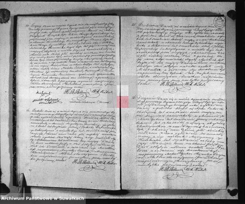 image.from.unit.number "Duplikat urodzonych, zaślubionych i umarłych parafii sejneńskiej z roku 1852"