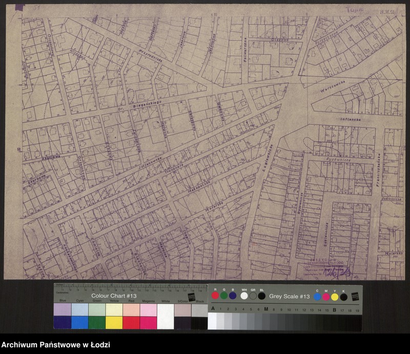 Obraz 1 z jednostki "Plan miasta Łodzi Sekcja NW 51"