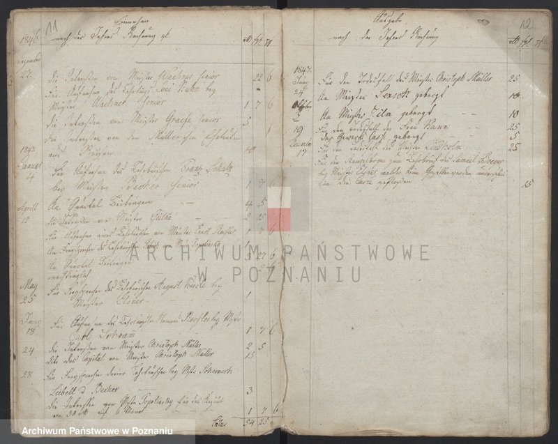 Obraz 7 z jednostki "[Księga kasowa cechu szewców w Lesznie]"