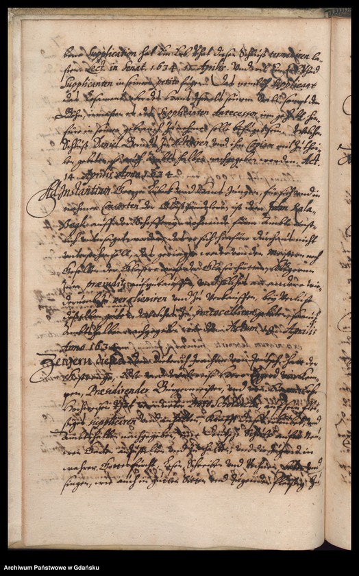 image.from.unit.number "H. Bürgerm. Eggerd von Kempen Praesidirende Ambtbuch vom [25.III.1634-18.IV.1635] Noch […] sachen, welche bey abwesen des H. Vitzpraesidenten Constantini Ferbers […] abgehöret vom [16.XI.1635-8.III.1636] /indeks/"