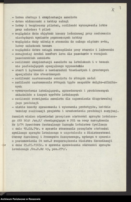 image.from.unit.number "Ogólny projekt ,wstępny "JAMEL" - lekki samolot wielozadaniowy ."