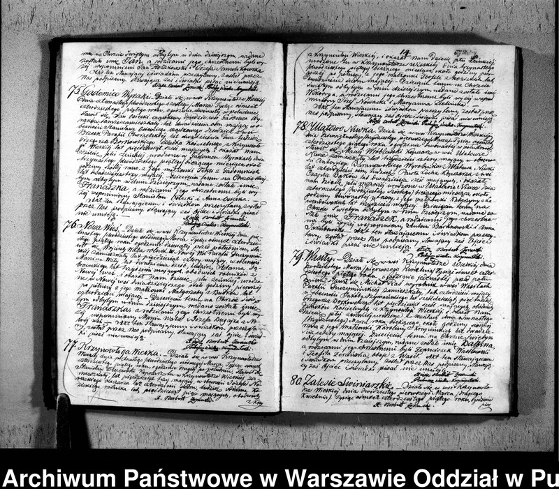 Obraz 16 z jednostki "Akta urodzeń, małżeństw i zgonów"
