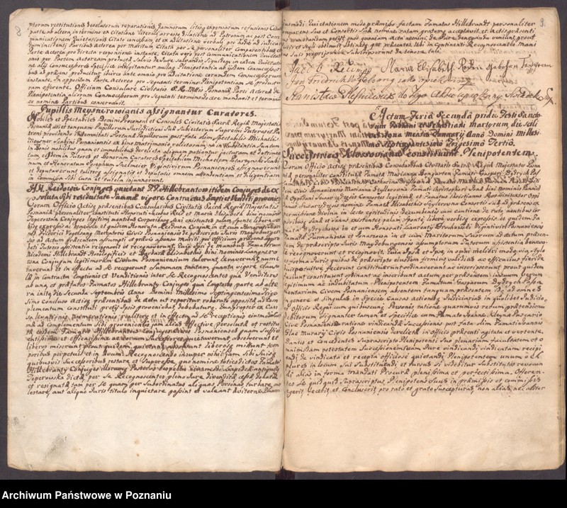 Obraz 8 z jednostki "Liber actorum officii consularis civitatis Posnaniae."