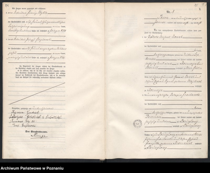 Obraz 10 z jednostki "Księga małżeństw"