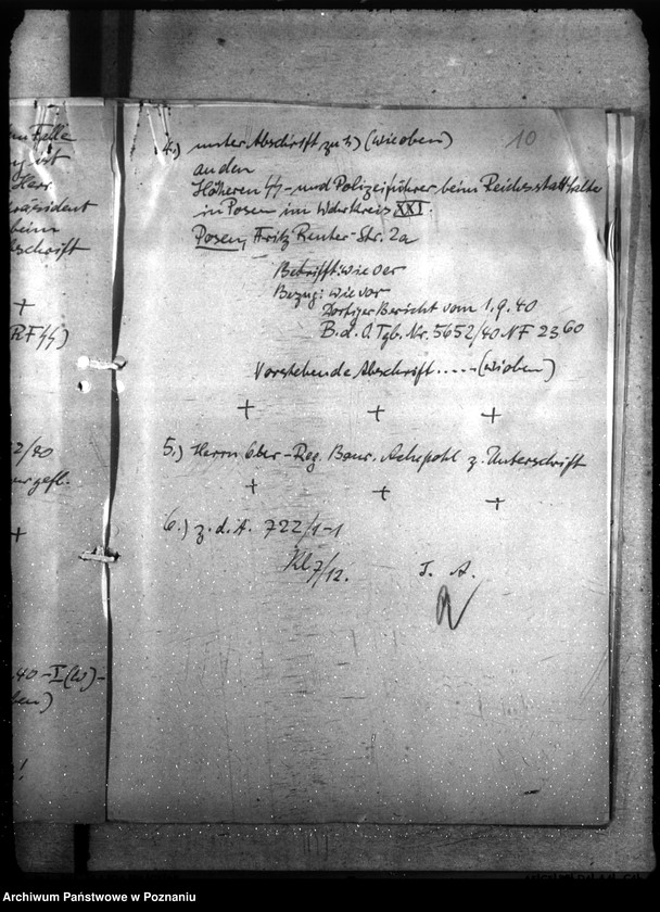 Obraz 15 z jednostki "Nachrichtenanlage - Polizeileitfunkstelle Posen, Tannenbergstr."