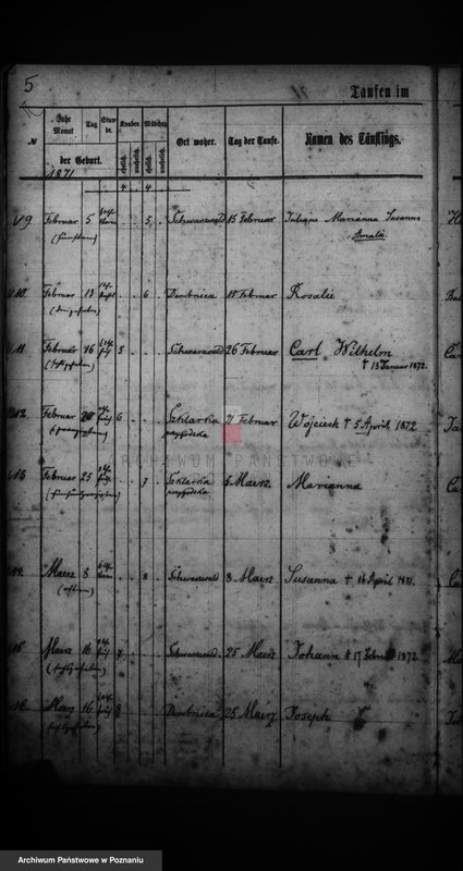 image.from.unit.number "Taufregister"