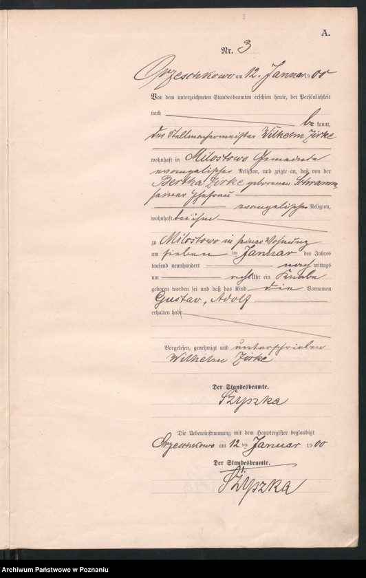 Obraz 6 z jednostki "Geburts-Neben-Register"