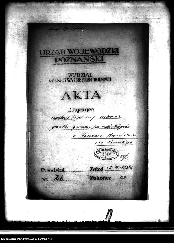 image.from.unit.number "Regulacja hipoteczna scalonych gruntów małżeństwa Krügerów w Holendrach Szyczyńskich powiatu konińskiego"