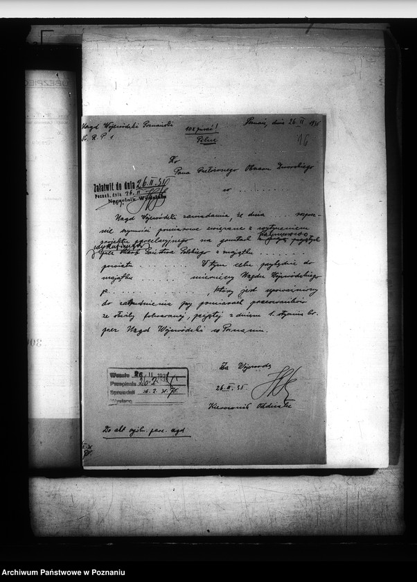 Obraz 20 z jednostki "Sprawy różne"