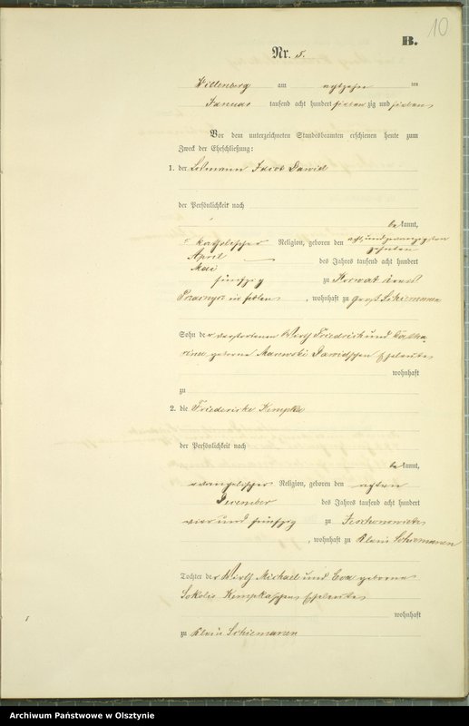 image.from.unit.number "Heiraths-Neben-Register Nr 1 - 42"