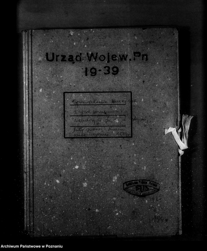 Obraz 4 z jednostki "Sprawozdania miesięczne z życia mniejszości narodowych za miesiące styczeń-luty-marzec-kwiecień-maj-czerwiec 1939 r."
