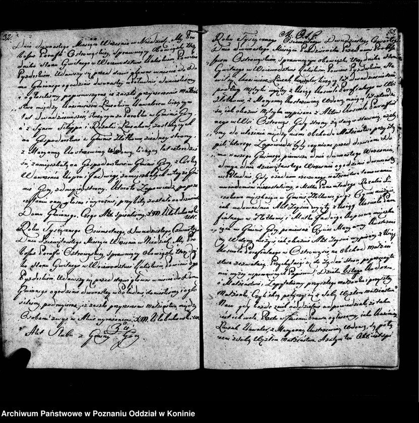 Obraz 19 z jednostki "Księga urodzonych, zmarłych, zaślubionych"