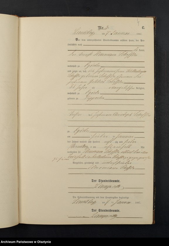 image.from.unit.number "Sterbe-Neben-Register Nr 1 - 87"