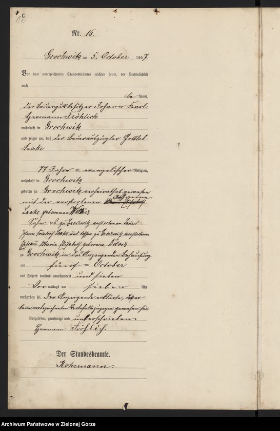 Obraz 18 z jednostki "Sterbe-Haupt-Register"
