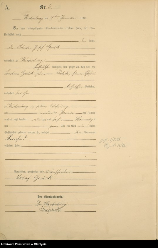 image.from.unit.number "Geburts-Haupt-Register Nr 1 - 215"