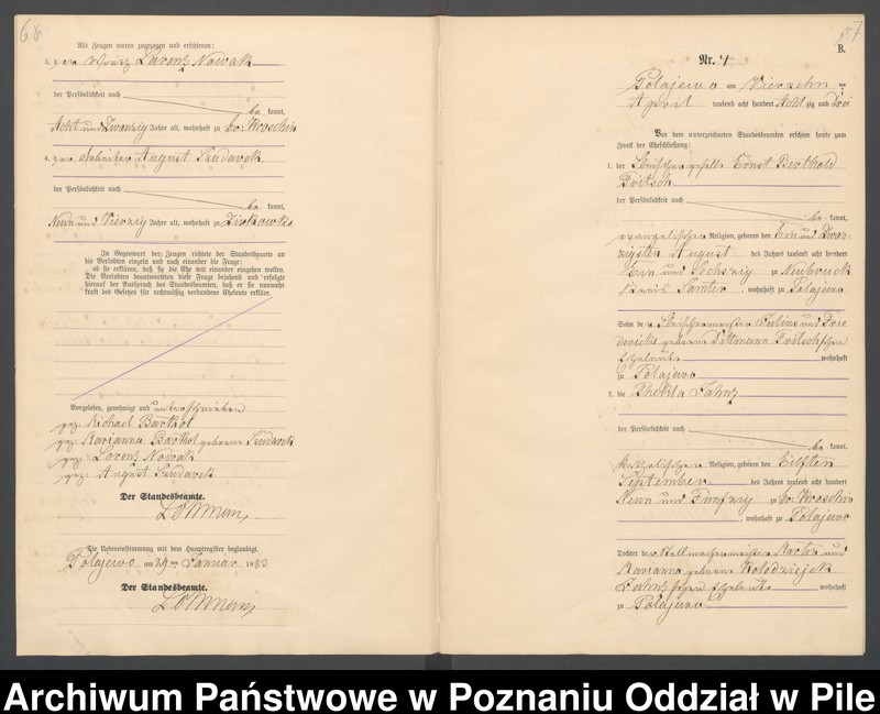 Obraz 6 z jednostki "Księga małżeństw"
