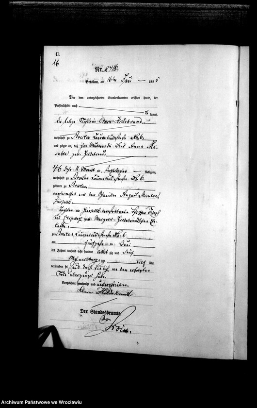 image.from.unit.number "Sterbe-Haupt-Register Breslau I 1885 Band 7"