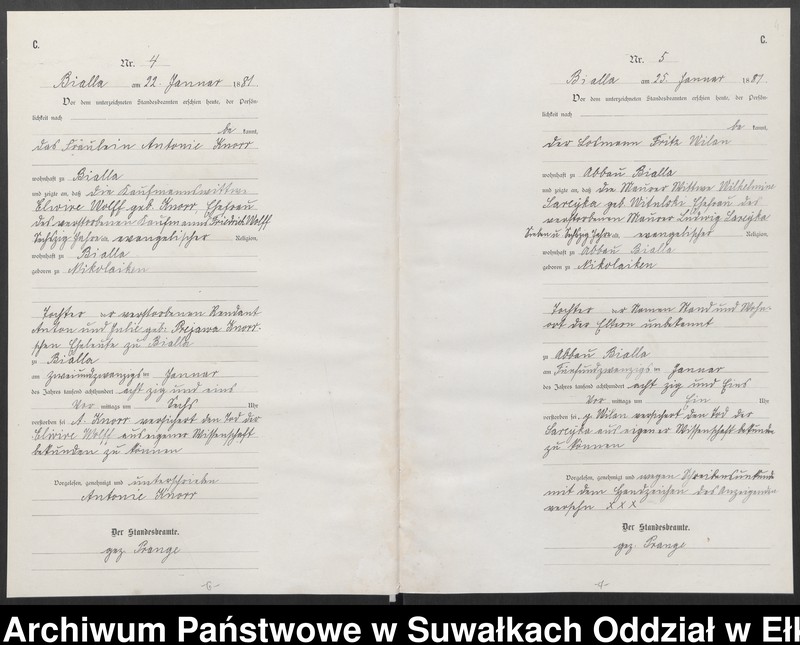 image.from.unit.number "[Sterbe-Haupt-Register des Königlich Preussischen Standes-Amtes Bialla Kreis Johannisburg]"