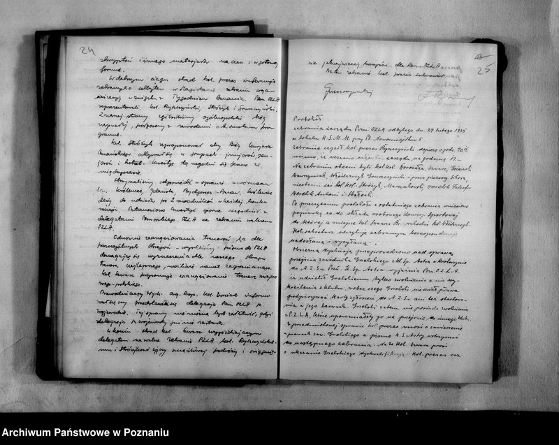 Obraz 16 z jednostki "Protokolarz zebrań zarządu"