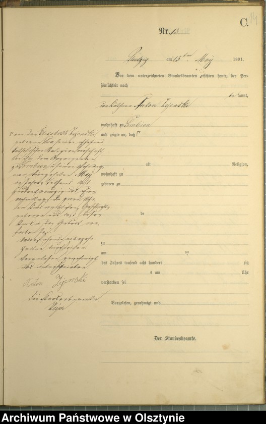 image.from.unit.number "Sterbe-Haupt-Register Nr 1 - 31"