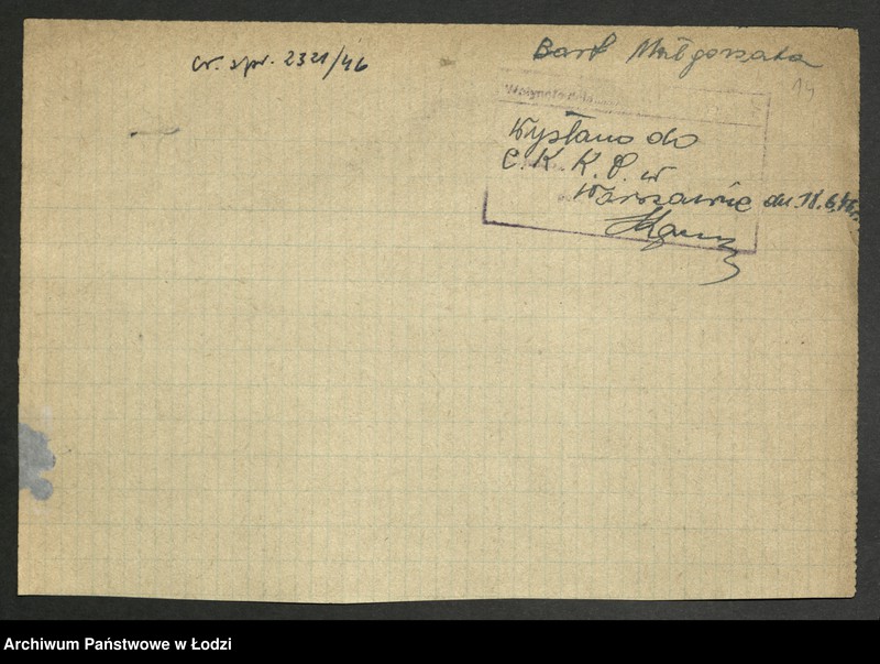 Obraz 15 z jednostki "Akta dotyczące Niemców [- podania, opinie, zaświadczenia i postanowienia Komisji]"