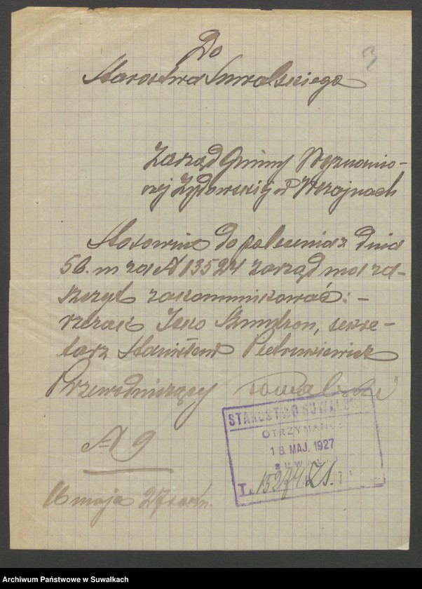 image.from.unit.number "[Budżet i lista skladek Gminy Wyznaniowej Żydowskiej w Wiżajnach w powiecie suwalskim]"