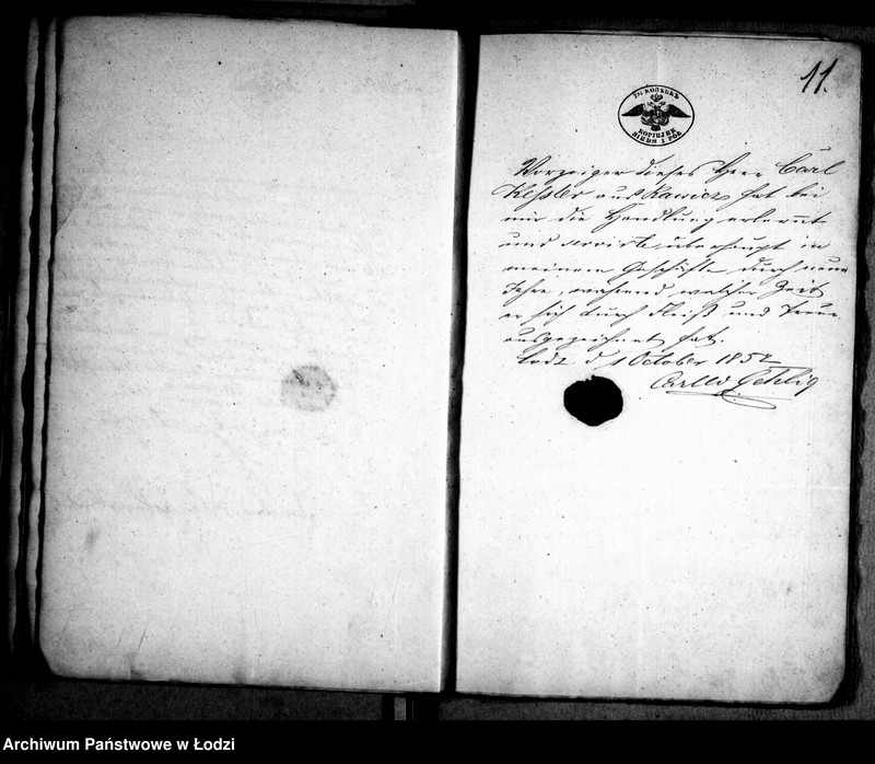 Obraz 14 z jednostki "Akta Urzędu Starszych Zgromadzenia Kupieckiego w Mieście Łodzi tyczące się kwalifikowania i zapisywania kupców"