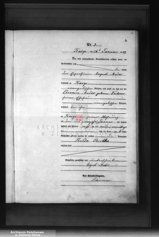 Obraz 6 z jednostki "[Księga aktów urodzenia]"