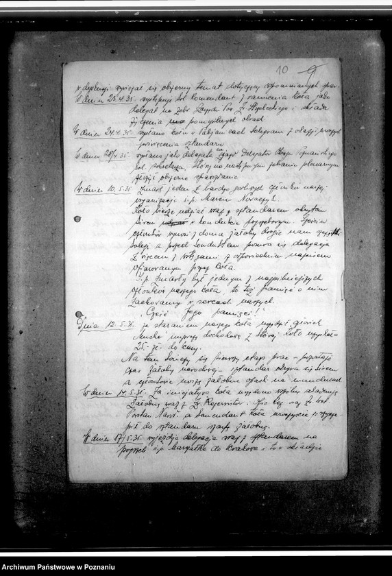 Obraz 14 z jednostki "Sprawozdania miesięczne, kwartalne, roczne- między innymi z bezrobocia- oraz korespondencja koła Środa- zaproszenia, pisma o skreślenia z listy członków: powiadomienia o zarobkach"